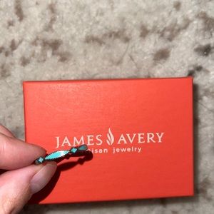 Teal & Silver James Avery Ring